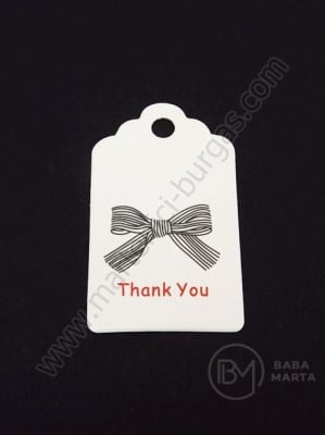 Etichete carton 50x30x0.4mm gaură 5mm 1 pachet 20 buc 111224
