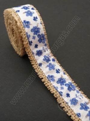 Bandă de pânză de sac cu bandă textilă width 25mm - length ~2 meters 1 rollă 462057