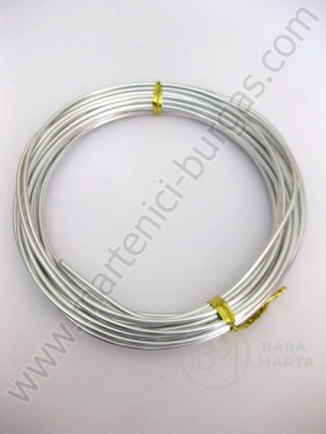 Sârmă de aluminiu 0.8mm culoare argintie 10 metri 141083