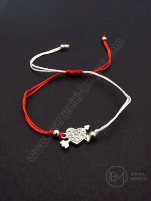 Mărgele metallice Martenitsa cu cristal 1 pachet 12 buc 104257