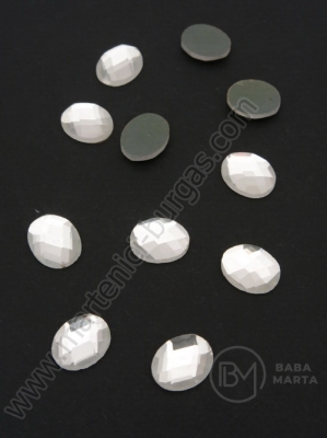 Autocolant oval 8x10mm transparent pentru ruj fierbinte 1 pachet 20 buc 151404