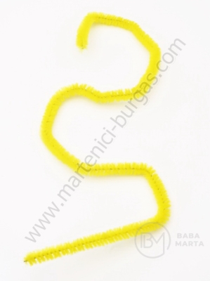 Tijă de sârmă galbenă 6mm length 30cm 1 paquet 10 buc 181678