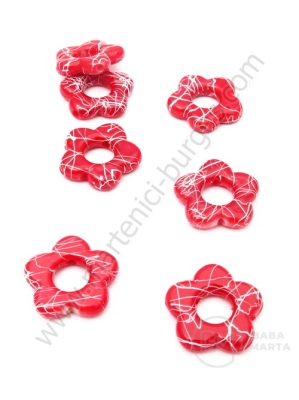 Floare rouma pictata 20x4mm 1 pachet 40g ~43buc 312176