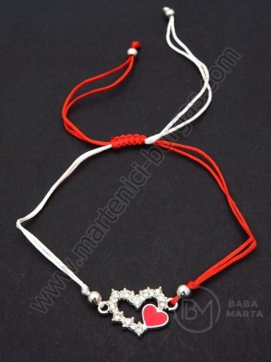 Mărgele metallice Martenitsa cu cristal 1 pachet 12 buc 104615