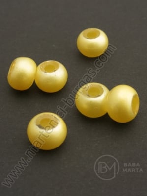 Mărgele 10.5x8mm vopsite prin pulverizare, gaură 3~3.5mm, 1 buc. 335115
