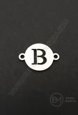 Element de conectare litera B steel 13x18x1mm hole 1.5mm 1 buc 305594