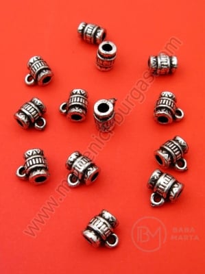Cilindru metalizat 8x8x5.5mm 1 pachet 40g ~285buc 318505