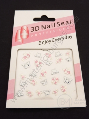 Autocolant 3D pentru decorarea manichiurii 1 bucată 181378