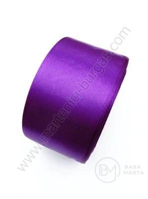 Panglică de satin 50mm violet ~22 metri 451610