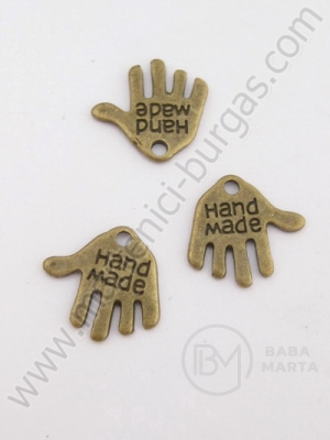 Pandantiv metalic 13mm bronz antic 20 bucăți 308073