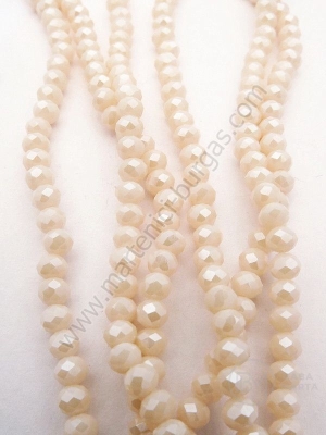 Șir de cristale 4x3mm gaură curcubeu solidă 1mm prima ~41cm ~120buc 342588