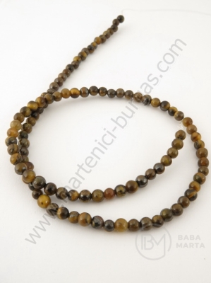 Mărgele ochi de tigru 4mm ~100 buc 1 buc 351400