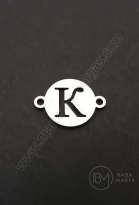 Element de conectare litera K steel 13x18x1mm hole 1.5mm 1 buc 305602