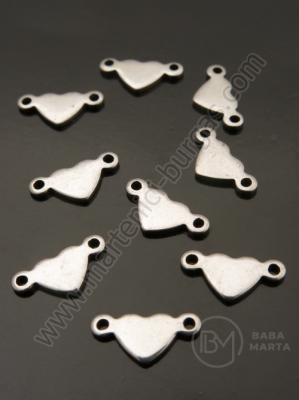 Element de conectare oțel 11x5.5mm gaură 1mm 5 buc 309616