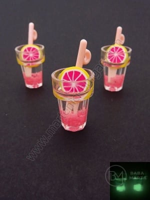 Lampă suspendată 20x13mm borcan cu cocktail de fructe 1 paquet 2 pieces 335609