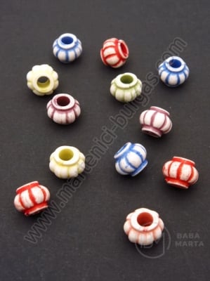 Cilindru colorat 7x10mm diametru 3.5mm 1 pachet 40g ~124 buc 312208