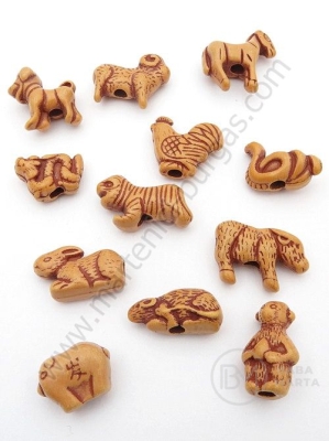 Semne zodiacale horoscop catalan ~19~14 x~11~18mm gaură mixtă 3mm 1 pachet 40g ~57 buc 312668