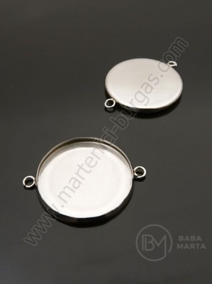 Bază Element OȚEL (304) pentru instalare 20mm 1 pachet 3 bucăți 307926