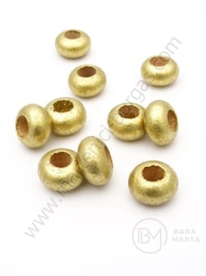 Șaibă din lemn 13~14 x ~7mm gaură aurie 5.5mm 1 paquet 50 pcs 321264