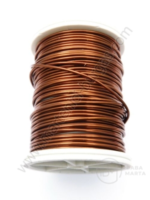Sârmă de cupru 1.0 mm maro ~6 metri 1 rolă 141221