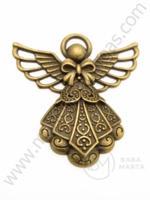 Pandantiv metalic 42x40mm bronz antic 1 buc 308461