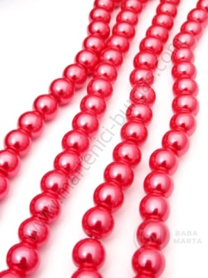 Șir de perle din vitsela rozú ometre 8mm ~80cm ~110 pieces 341046