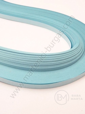 Benzi de quilling 5mm x 530mm albastru deschis, 1 pachet, 120 buc. 175051