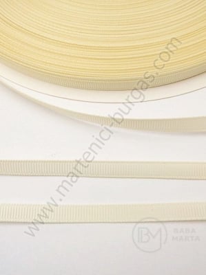 Panglică de satin 6mm ruptă șampanie 1 pachet 5 metri 451464