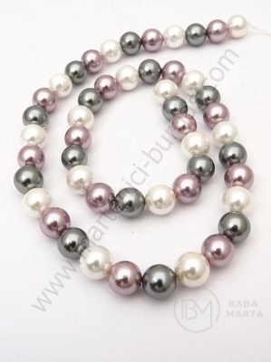Perle Mallorca 8mm ASORTATE ~40cm ~49 bucăți 1 bucată 355413