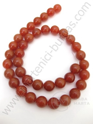 Mărgele de carneol 10mm ~39 buc. Prima dată. 5878