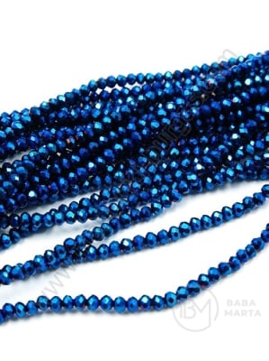 Şir de cristale ~2x~1.5mm gaură 0.6mm ~240 buc ~37cm 1 şir 342618