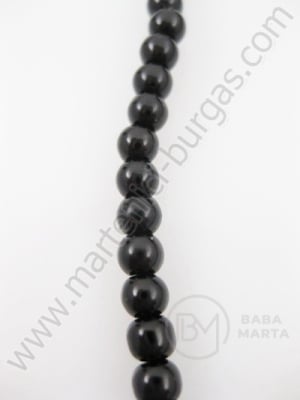 Şir de perle negre 4mm. ~80cm ~216 bucati 341083