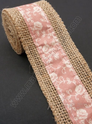 Bandă de pânză de sac cu bandă textilă width 50mm - length ~2 meters 1 rollă 462086