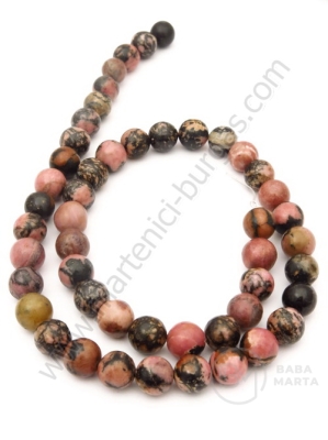 Bilă de rhodonite 8mm ~48 buc 1 buc 351923