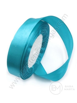 Panglică de satin 20mm turcoaz dark 1 rollă ~22 metri 451659