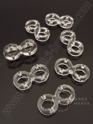 Figurină 10x20mm transparentă 40g ~97 bucăți 311157