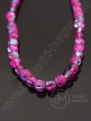 Bilă de vitola 4mm craquelă 80cm ~205 buc 1 buc 343015
