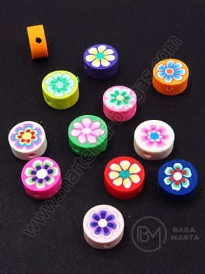 Mărgele FIMO pentru flori 9~10x4~5mm 1 pachet 10 buc 312832