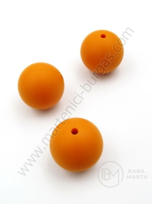 Bilă de mărgele din silicon cu gaură de 20 mm, 2 mm, 1 paquet, 2 pc. 317102