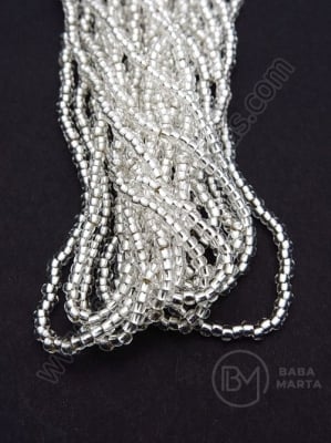 Mărgele cehe PRECIOSA din glass 2mm ~55cm şir 1 paket 12 şiruri 331699