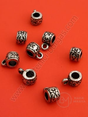Cilindru metalizat 10x6x7mm bore 4mm 40g ~260 buc 318215
