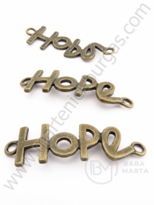 element 41x14x1.5mm HOPE bronz antic 1 buc 308245