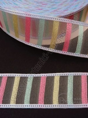 Panglică organza colorată 25mm, 1 pachet, 5 metri, 451421