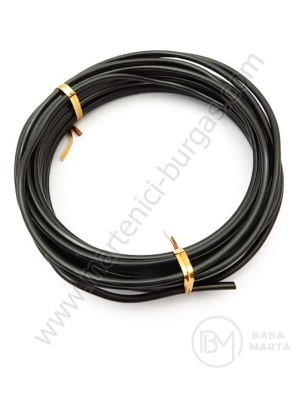 Sârmă de aluminiu 3mm culoare neagră 1 pachet ~5 metri 141216