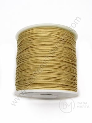 Sfoară de polyester ~0.8 mm color bej ~91 metri 1 rolă 441416