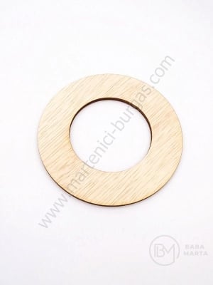 Figurină din lemn 115x3x25mm cerc 1 pack 2 pcs 182394