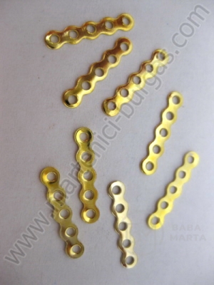 Separator de metal, aur 17-3mm. 50 buc. 5476