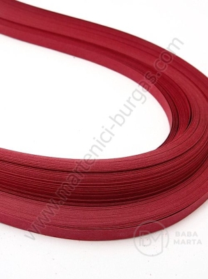 Panglici pentru quilling 5mm x 530mm, visiniu, 1 pachet, 120 buc. 175072