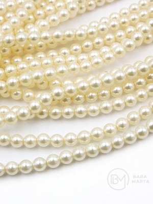 Perlă Mallorca 4mm 40cm ~100 buc 1 şir 355826