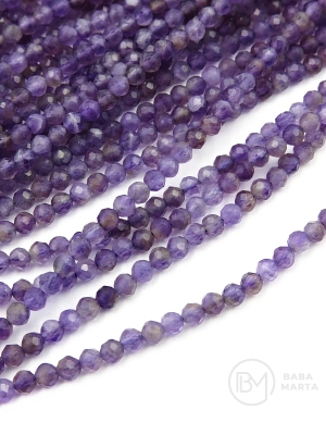 Amethyst ~ mărgele fațetate de 3 mm ~ 135 pieces 1 buc 352221